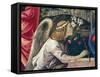 Annunciation and Saints-Filippino Lippi-Framed Stretched Canvas