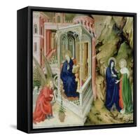 Annunciation and Visitation, 1394-1399-Melchior Broederlam-Framed Stretched Canvas