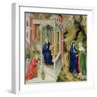 Annunciation and Visitation, 1394-1399-Melchior Broederlam-Framed Giclee Print