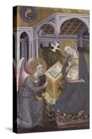 Annunciation, Angel Gabriel Kneeling to Mary-Pedro Serra-Stretched Canvas