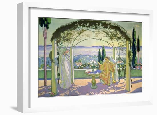 Annunciation at Fiesole, 1919-Maurice Denis-Framed Giclee Print