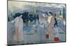 Annunciation at Fiesole-Maurice Denis-Mounted Giclee Print