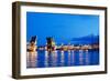 Annunciation Bridge in Saint-Petersburg-Ruslan_23-Framed Photographic Print