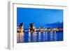 Annunciation Bridge in Saint-Petersburg-Ruslan_23-Framed Photographic Print