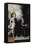 Annunciation, by Luis Juarez-null-Framed Stretched Canvas