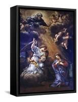 Annunciation, by Pietro Da Cortona-null-Framed Stretched Canvas