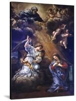 Annunciation, by Pietro Da Cortona-null-Stretched Canvas