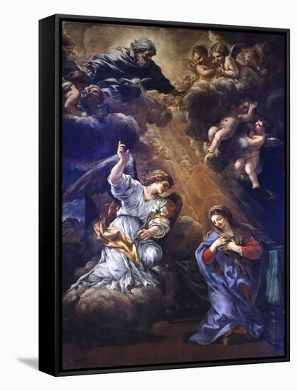 Annunciation, by Pietro Da Cortona-null-Framed Stretched Canvas