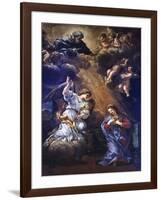 Annunciation, by Pietro Da Cortona-null-Framed Giclee Print
