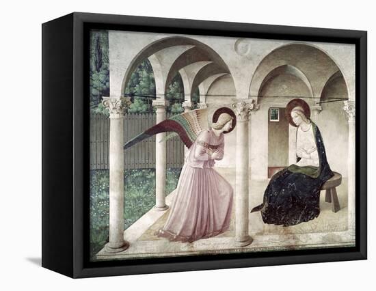 Annunciation, c.1438-1445-Fra Angelico-Framed Stretched Canvas