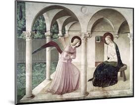 Annunciation, c.1438-1445-Fra Angelico-Mounted Giclee Print