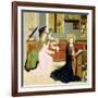 Annunciation, c.1470-80-null-Framed Giclee Print