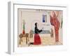 Annunciation, C.1912-Eric Gill-Framed Giclee Print