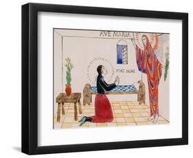 Annunciation, C.1912-Eric Gill-Framed Giclee Print