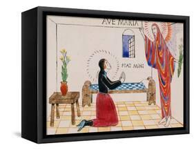 Annunciation, C.1912-Eric Gill-Framed Stretched Canvas