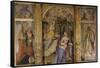 Annunciation, Church of Saint Thomas, Vallemaio, Lazio, Italy-Charles Bentley-Framed Stretched Canvas