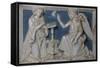 Annunciation, Detail from Predella of Last Judgment-Giovanni Della Robbia-Framed Stretched Canvas