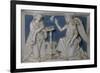 Annunciation, Detail from Predella of Last Judgment-Giovanni Della Robbia-Framed Giclee Print