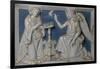 Annunciation, Detail from Predella of Last Judgment-Giovanni Della Robbia-Framed Giclee Print