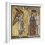 Annunciation, Detail of Coronation of Virgin and Stories of Mary-Jacopo Torriti-Framed Giclee Print