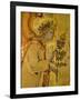 Annunciation, Detail of Gabriel-Simone Martini-Framed Giclee Print