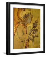 Annunciation, Detail of Gabriel-Simone Martini-Framed Giclee Print