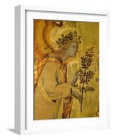 Annunciation, Detail of Gabriel-Simone Martini-Framed Giclee Print