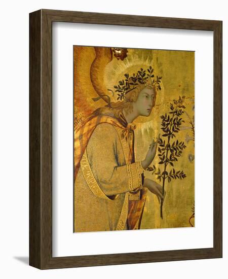 Annunciation, Detail of Gabriel-Simone Martini-Framed Giclee Print