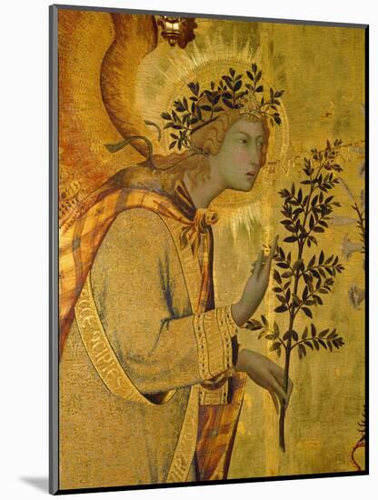 Annunciation, Detail of Gabriel-Simone Martini-Mounted Giclee Print