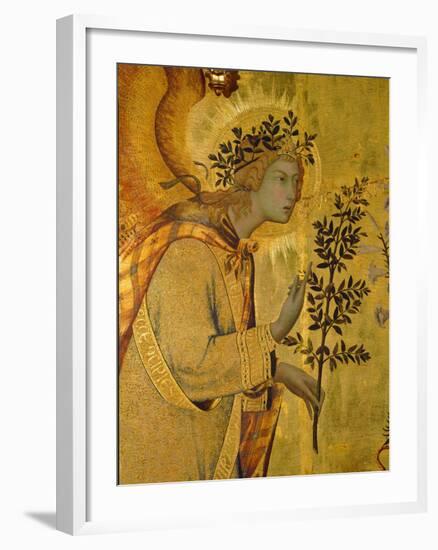 Annunciation, Detail of Gabriel-Simone Martini-Framed Giclee Print