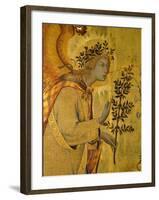 Annunciation, Detail of Gabriel-Simone Martini-Framed Giclee Print