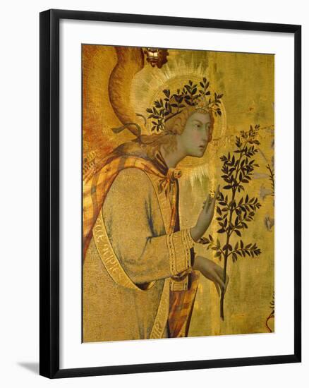 Annunciation, Detail of Gabriel-Simone Martini-Framed Giclee Print