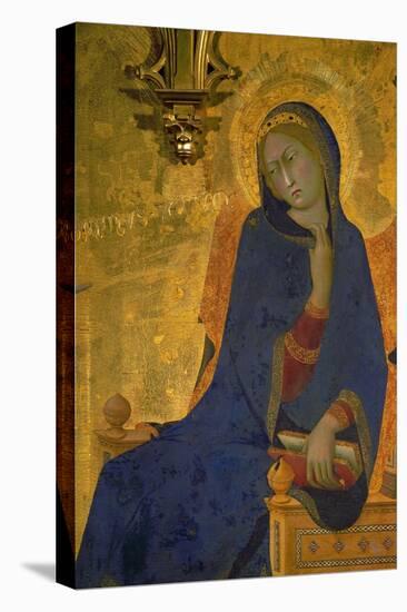 Annunciation, Detail of the Virgin-Simone Martini-Stretched Canvas