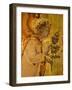 Annunciation. Detail: the Angel of the Annunciation (1333)-Simone Martini-Framed Giclee Print