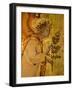 Annunciation. Detail: the Angel of the Annunciation (1333)-Simone Martini-Framed Giclee Print
