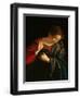 Annunciation (detail)-Orazio Gentileschi-Framed Giclee Print