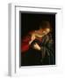 Annunciation (detail)-Orazio Gentileschi-Framed Giclee Print