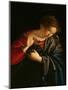 Annunciation (detail)-Orazio Gentileschi-Mounted Giclee Print