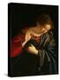 Annunciation (detail)-Orazio Gentileschi-Stretched Canvas