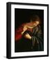 Annunciation (detail)-Orazio Gentileschi-Framed Giclee Print