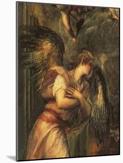 Annunciation (Detail)-Titian (Tiziano Vecelli)-Mounted Giclee Print