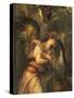 Annunciation (Detail)-Titian (Tiziano Vecelli)-Stretched Canvas
