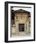 Annunciation, Flanking Entrance, and Prophets, in Lunettes of Shell-Bernardino De Rossi-Framed Giclee Print