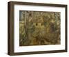 Annunciation Flemish Tapestry-null-Framed Giclee Print