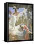 Annunciation, Fresco, 1875-Cesare Mariani-Framed Stretched Canvas