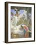 Annunciation, Fresco, 1875-Cesare Mariani-Framed Giclee Print