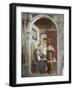 Annunciation, Fresco-Giovanni Pietro Da Cemmo-Framed Giclee Print