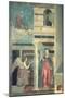 Annunciation, from the True Cross Cycle, Completed 1464-Piero della Francesca-Mounted Giclee Print