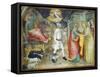 Annunciation of Angel and Meeting with St Anne-Giovanni Da Milano-Framed Stretched Canvas