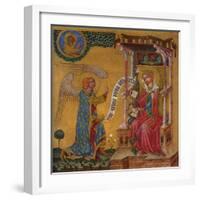Annunciation of the Virgin Mary, C1350-null-Framed Giclee Print